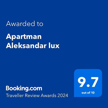 Apartman Aleksandar Lux Palić Buitenkant foto